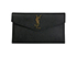 Uptown Pouch, &pound;320, Handbags, Black, Leather, Front view